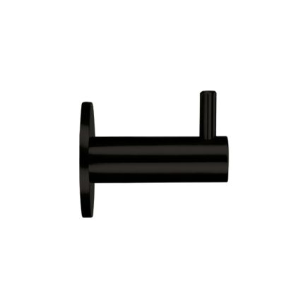 Zoo Hardware Wall Mounted Hook w/ Rose - Black