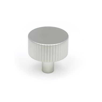 Satin Chrome Judd Cabinet Knob - 32mm (No rose)