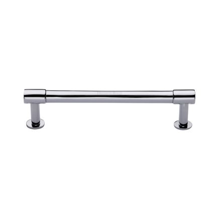 Heritage Brass Cabinet Pull Phoenix Design with 16mm Rose 160mm CTC Polished Chrome finish
