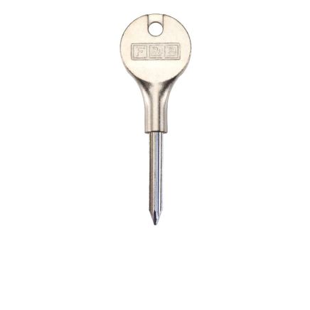 Zoo Hardware Fulton and Bray Star Shape 35mm Rack Bolt Key - Nickel
