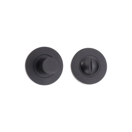 Linear Knurlmond Thumb Turn & Release Matt Black