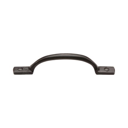 Black Iron Rustic Sash Handle 152mm