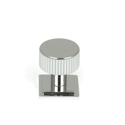 Polished Chrome Judd Cabinet Knob - 25mm (Square)