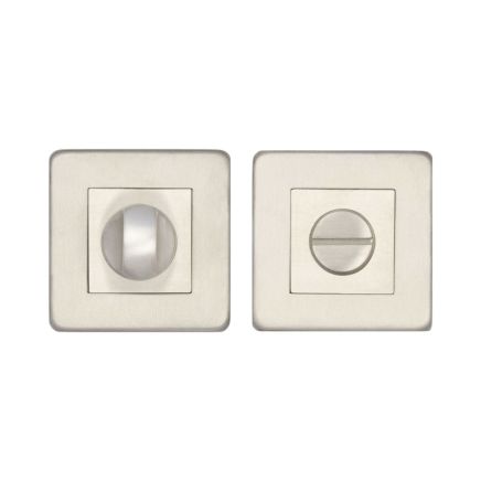 JSS54 Satin Stainless Steel Square Turn & Release - By Frelan Hardware - JSS54