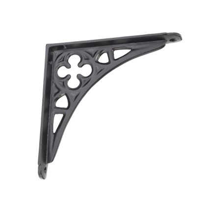 Victorian Gothic Shelf Bracket Black (Sold in Pairs)