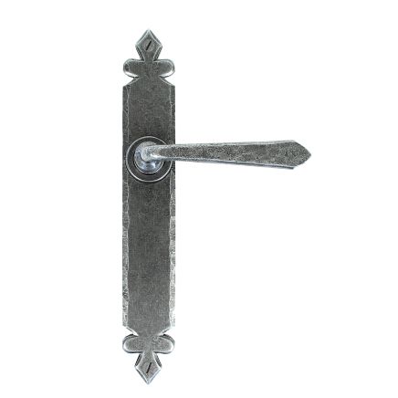 Pewter Cromwell Lever Latch Set