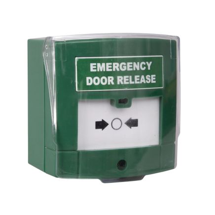 Zoo Hardware Illuminated Emergency Release Button (resettable) with front cover - Double Pole voltage