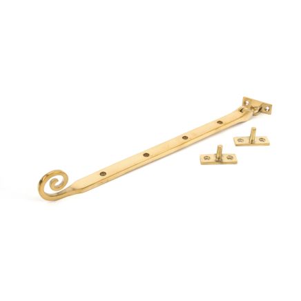 Polished Brass 12" Monkeytail Stay