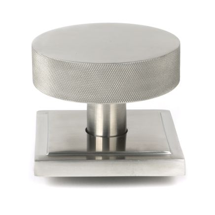 Satin Marine SS (316) Brompton Centre Door Knob (Square)