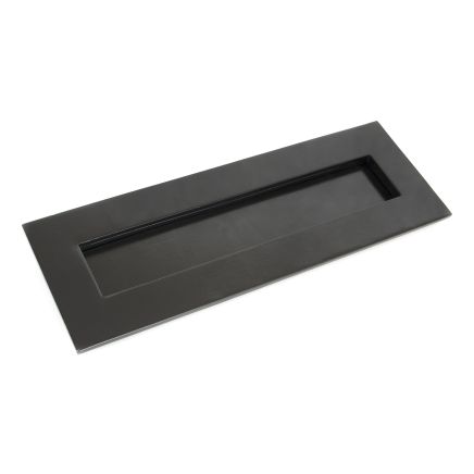 Black Large Letter Plate