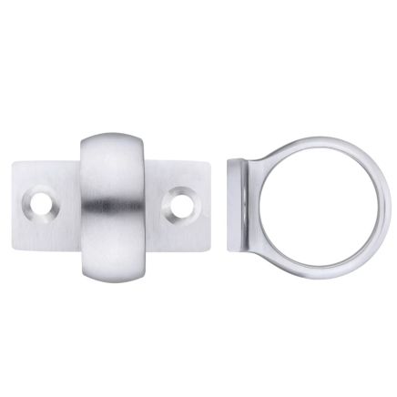 Zoo Hardware Window Sash Ring - Satin Chrome