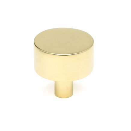 Polished Brass Kelso Cabinet Knob - 32mm (No Rose)