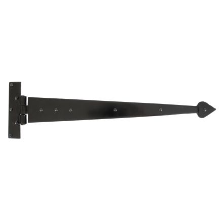 Black 22" Arrow Head T Hinge (pair)