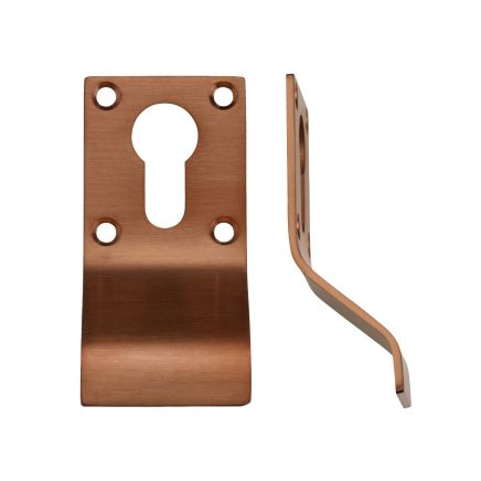 Zoo Hardware Cylinder Latch Pull - Euro Profile - 88mm x 43mm - PVD Bronze