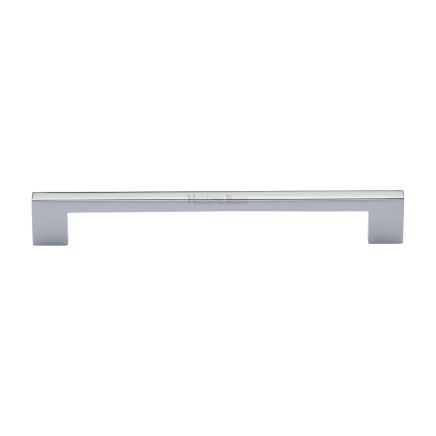 Heritage Brass Cabinet Pull Metro Design 192mm CTC Polished Chrome Finish