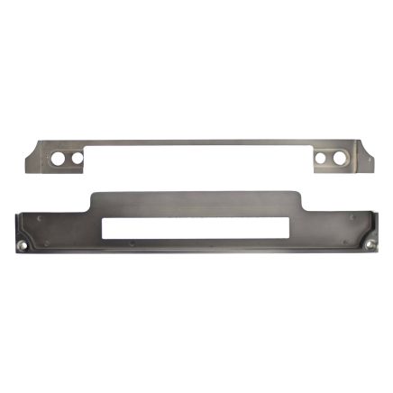 Atlantic DIN Rebate Kit for Euro Profile, Bathroom Lock, Latch, Euro Deadlock - Matt Gun Metal