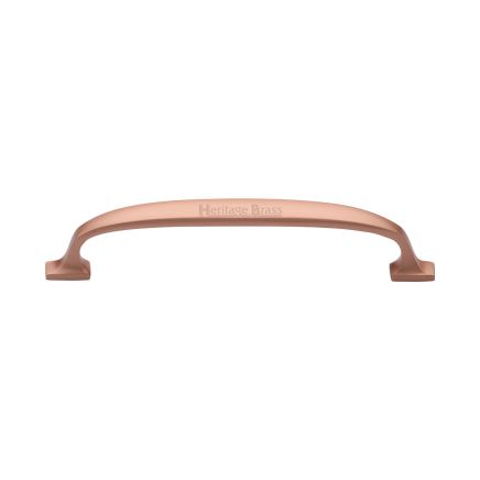 Heritage Brass Cabinet Pull Durham Design 160mm CTC Satin Rose Gold Finish