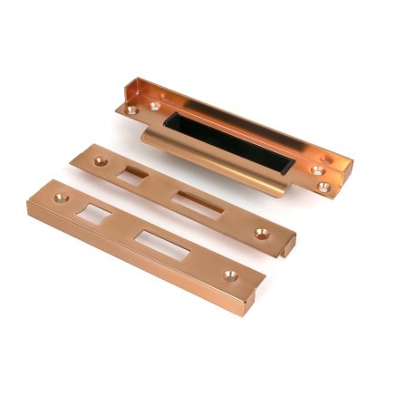 Polished Bronze ½" Rebate Kit for Euro Sash Lock