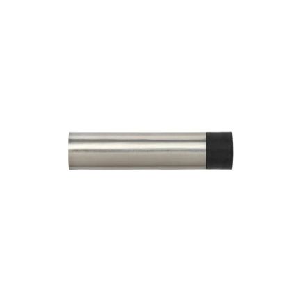 Zoo Hardware Door stop - hollow cylinder - 74mm projection w/o rose - Satin Stainless