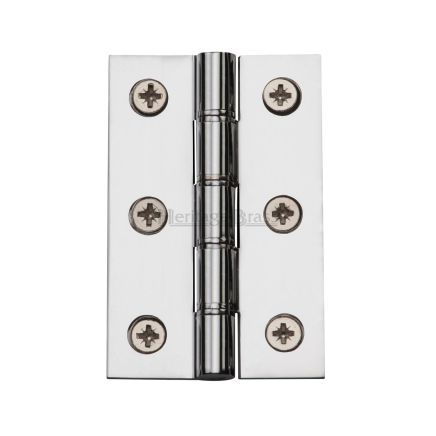 Heritage Brass Hinge Brass with Phosphor Washers 3" x 2" Polished Chrome finish