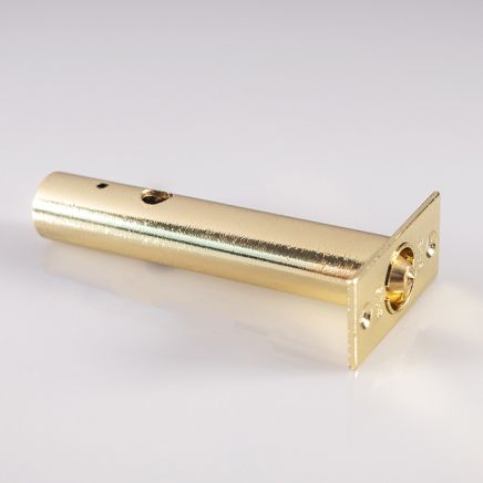 Security Door Bolt Long - Electro Brassed