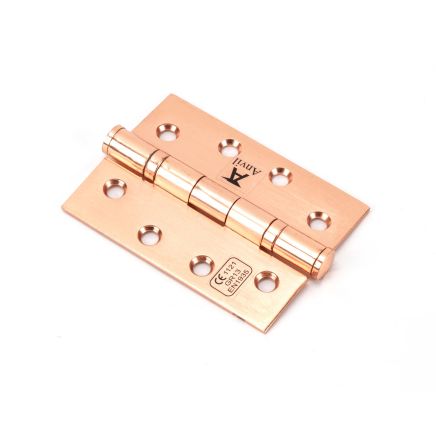 Polished Bronze 4" Ball Bearing Butt Hinge (pair) ss