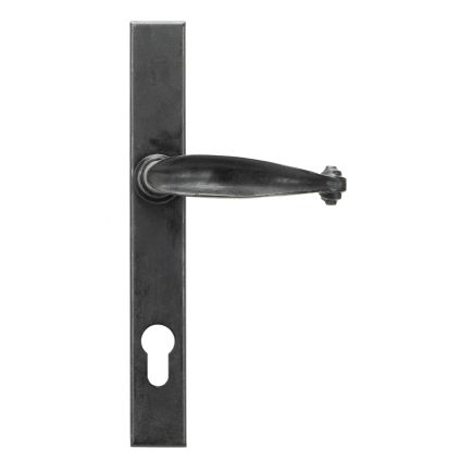 External Beeswax Cottage Slimline Lever Espag. Lock Set