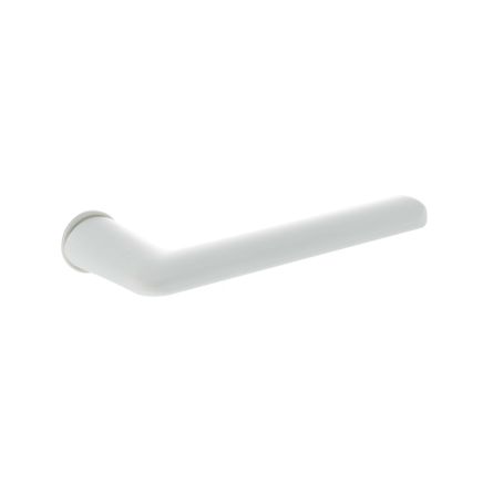 Tupai Rapido 5S Line Tavira Lever Door Handle on Concealed Round Rose - White (Pair)