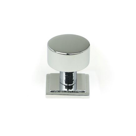 Polished Chrome Kelso Cabinet Knob - 25mm (Square)