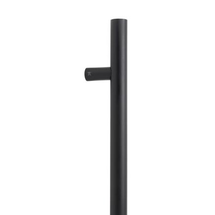 Matt Black SS (316) 1.8m T Bar Handle Bolt Fix 32mm Ø