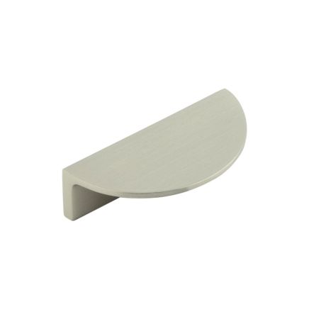 Burlington 80mm Satin Nickel Half Moon Cabinet Handle - By Frelan Hardware - BUR610SN