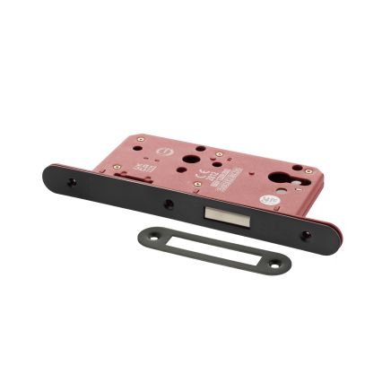 Atlantic DIN Radius Euro Profile Deadlock Double Throw 60mm backset - Matt Gun Metal