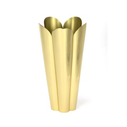 Smooth Brass Flora Vase