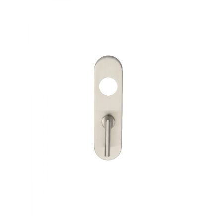 170 X 45 X 8mm Steelworx Radius Backplates - Bathroom (57mm c/c) + Large Turn & Release - Satin Stainless Steel