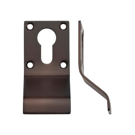 Zoo Hardware Cylinder Latch Pull - Euro Profile - 88mm x 43mm - Etna Bronze