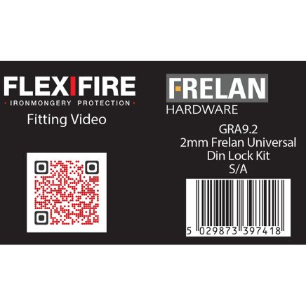 Intumescent Kits for Din Locks 2mm 60 Minute - By Frelan Hardware - GRA9.2