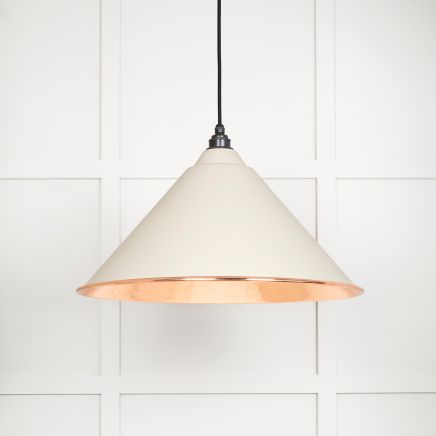 Hammered Copper Hockley Pendant in Teasel