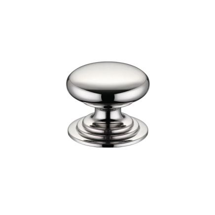 Zoo Hardware Victorian Cupboard Knob 32mm dia. - Nickel