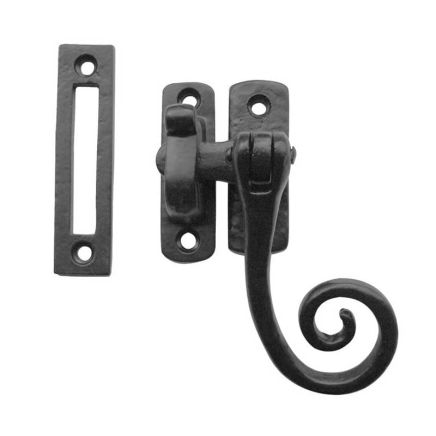 Antique Range Casement Fasteners 85mm Black - By Frelan Hardware - JAB19M