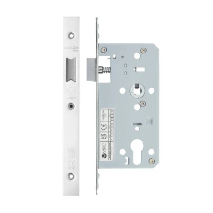 Zoo Hardware 2 Piece - DIN latch - backset 55mm - Stainless Steel