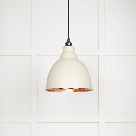 Hammered Copper Brindley Pendant in Teasel
