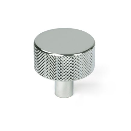 Polished Chrome Brompton Cabinet Knob - 32mm (No rose)