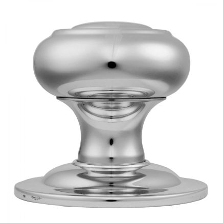 Centre Door Knob - Polished Chrome