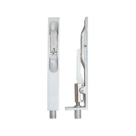 Zoo Hardware Lever Action Flush Bolt 20 x 150mm - Satin Aluminium