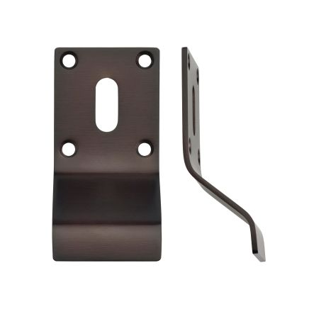 Zoo Hardware Cylinder Latch Pull - Standard Profile - 88mm x 43mm - Etna Bronze