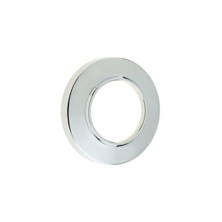 Burlington Chamfered Outer Roses Polished Nickel - By Frelan Hardware - BUR51PN