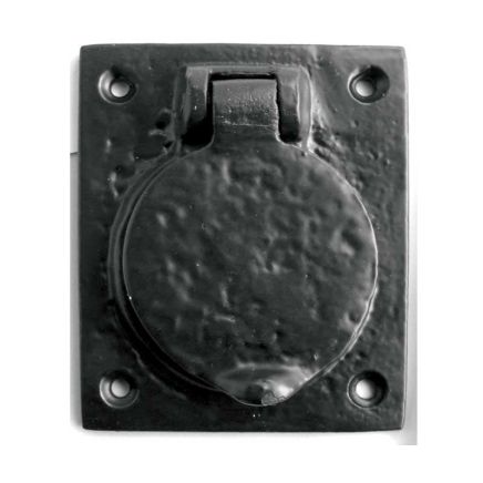 Antique Cylinder Cover Black - By Frelan Hardware - JAB10