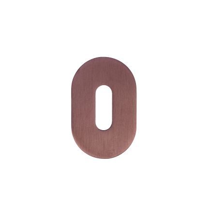 Zoo Hardware Standard Profile Escutcheon - Rosso Mini - 50 x 32 x 3 - PVD Bronze