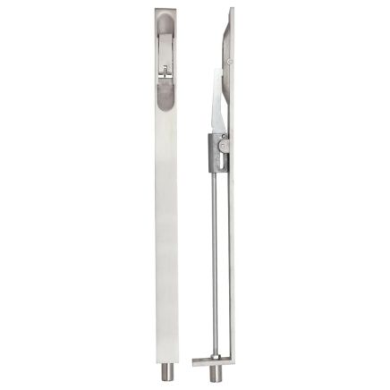 Zoo Hardware Lever action flush bolt - 20 x 305mm - Satin Stainless
