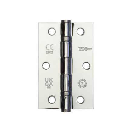 Jedo Steel Ball Bearing Hinges 89x58mm 89x58x2mm Polished Chrome - By Frelan Hardware - J8501PC